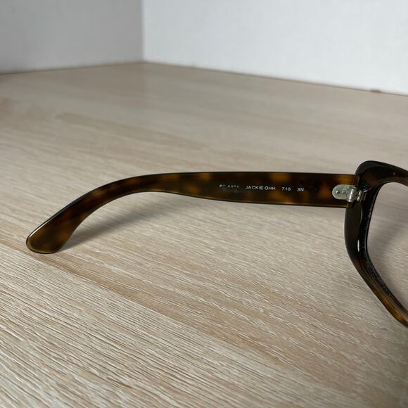 Ray-Ban JACKIE OHH RB4101 710 Cat Eye Tortoise Shell Italy FRAMES ONLY - Picture 4 of 8